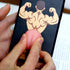 Funny Ugly Phone Case for iPhone 12 Mini Ridiculous Weird Ugliest Phone Case Crazy Peach Phone Case...