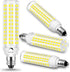 E11 LED Bulb Dimmable,100W Halogen Bulbs Equivalent,T4 Mini Candelabra LED Bulb Dimmable 10W 1000LM,Daylight White 6000K,120V 75W 100W JDE11 LED f...
