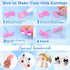 Jewelry Glue with Earring Posts,1002Pcs Stainless Steel Earring Posts with Butterfly and Rubber Earring Backs, Hypoallergenic Stud Earring Posts w...