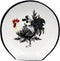 Rooster Spoon Rest - Farmhouse Rooster Kitchen Decor, 5'' Ceramic Large Spoon Rest for Stove Top, Cooking Utensil Holder Spoon Holder Red Black Ru...