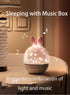 Starry Sky Projection Light Luminous Night Light with Remote Control, 6 Kinds of Light Effects and Music Box Combination of Ambient Light, Suitabl...