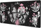 Skull Hippie Mushroom Moth Moon Gaming Mouse Pad XL, Large Extended Mousepad Desk Pad, Long Nonslip Rubber Mice Mats Stitched Edges Playmat for Of...