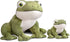 ZHONGXIN MADE Giant Frog Plush - Lifelike 13 Inch Seated Frog Stuffed Animal, Green Reptile Frog Plush, Super Soft Plush Doll, Plush Toys for Kids...