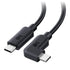 Cable Matters 20Gbps Right Angle USB C Cable 6ft, Support 8K 30Hz & 4K 120Hz Video, 240W Power Delivery, (90 Degree Right USB C Cable, Right Angle...