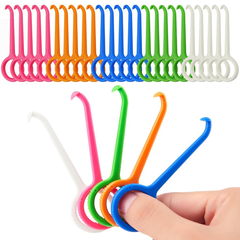 DLENP 25PCS Aligner Remover Tool, 5 Colors Clear Aligner Removal Tool for Invisalign Removable Retainers, Aligners,Braces Removal Kit...