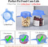 Adpartner Silicone Can Lids (10 Pack, All 2.6'' Diameter), Reusable Silicone Stretch Lids for Pet Food Cans, BPA-free Seal Can Covers for Yogurt J...