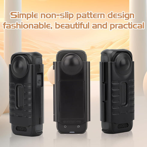 O'woda Protective Case for Insta360 X4, Integrated Protective Cover for Camera Body Lens Dustproof and Scratch-resistant for Insta360 X4 Accessori...