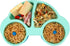 Qshare Toddler Plates, Portable Baby Plates for Toddlers, BPA-Free Strong Suction Plates for Toddlers, Dishwasher and Microwave Safe Silicone Plac...