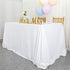 ShinyBeauty 60" X 102" White Sequin Tablecloth, Wedding Table Cloth, Sparkle Sequin Linens, Sequin Tablecloth Rectangle, Sparkling Sequin Table Ov...