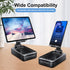 Cell Phone Stand with Wireless Bluetooth Speaker Compatible for Any Smartphones,Anti-Slip Design Phone Holder with HD Surround Sound Bluetooth Spe...