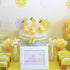Oskal 24Pcs Glitter Lemon Cupcake Toppers Fruits Theme Party, Lemonade Party Decor, Summer Cupcake Toppers, Main Squeeze Party Decorations Tutti F...