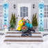 Welcome Hello Winter Porch Banner Snowman Cardinal Christmas Xmas Holiday Front Door Sign Wall Hanging Party Decoration...