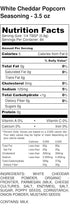 Popcorn Seasoning | Variety 2 Pack | British Sea Salt & Vinegar Popcorn Seasoning | White Cheddar Popcorn Seasoning | Fat Free | Saturated Fat Fre...