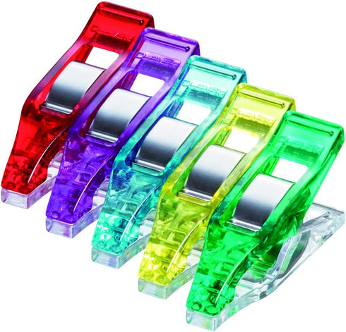 Clover Needlecraft Inc Mini Wonder Clips 50 pcs, Multicolour...