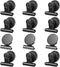 12pack Fridge Magnets Refrigerator Magnets Magnetic Clips Heavy Duty Detailed List Display Paper Fasteners on Home& Office& Teaching (Black, 12)...