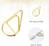 100Pcs Gold Cute Paper Clips Small Golden Paperclips Stainless Steel Drop-Shaped Paperclips Bookmark Clips Mini Binder Clips for Memo Paper Photo ...