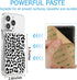 Leather Phone Card Holder Phone Wallet, Stick Back Phone Wallet Sticker Stylish Phone Case Credit Card Holder, Suitable for iPhone, Samsung, Andro...