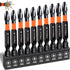 10-Pack Phillips Bits #2 Impact Magnetic 2 Phillips Bits- PH2 Bits Premium S2 Alloy Steel Phillips Head Drill Bits- Phillips Screwdriver Bits (2-I...