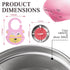 Baby Stainless Steel Bowl Stainless Steel Suction Plates for Baby Suction Cup Bowls with Lids Kid Suction Bowls for Toddlers & Kids with Utensils ...
