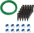 ECENCE Wire Splice Kit, Wire Break Repair Kit for Robot Lawn Mower and Dog Fence Systems, 32,8ft boundary wire + 10x Connector + 25x ground nails...