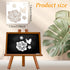 64Pcs Flower Stencils for Painting 3 Inch Plastic Stencils for Crafts Rock Painting Stencils Reusable Stencils for Painting on Wood Wall Tile Home...