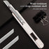 M&G 4 Pack Box Cutter Retractable, Utility Knife 9mm Wide Snap-Off Blades, Extended Razor Knife Box Opener for Cutting Carboard Wrapping, School H...