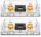 TopstrongGear Solid Brass 0/2/4 Gauge 300Amp ANL Fuse Holder with 300Amp Fuses(2 Pack) (300 Amp)...