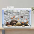 AWERT 48x24 inches White Stone Aquarium Background Rocky Fish Tank Background Rock Terrarium Background Vinyl...