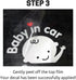 Baby on Board, Baby in Car, Car Window Decal Stickers - 3 Pack...