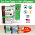 CocoaX Organic Cocoa Powder with Espresso Powder - 8oz Gluten Free, & Non-GMO Unsweetened Cocoa Powder for Baking - Dutch Processed Cocoa Powder t...