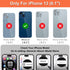 iCoverCase iPhone 13 Wallet Case with Card Holder, 2 in 1 PU Leather Magnetic Clasp Zipper Pocket Shockproof Detachable Flip Wrist Strap for (Blue...