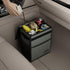 K KNODEL Car Trash Can, Waterproof Garbage Can, Trash Bag with Lid, Leak-Proof Car Bin, Trash Hanging Bag for SUV (Medium, Gray)...