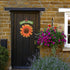 Sunflower Welcome Sign Metal Hanging Welcome Plaque for Wall Front Door - Decorative Flower Yard Signs Spring Wreath Decor for Garden Porch Patio ...