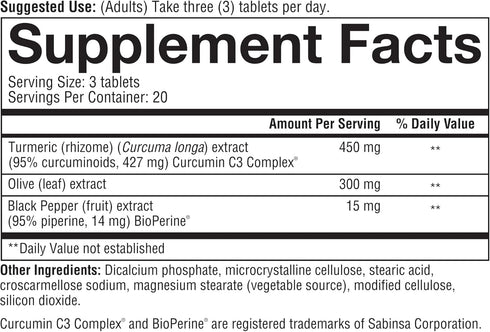 Youtheory Turmeric Curcumin Supplement with Black Pepper BioPerine, Powerful Antioxidant Properties for Joint & Healthy Inflammation Support, 60 T...