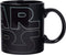 Silver Buffalo Star Wars Logo Heat Reveal Ceramic Coffee Mug Featuring Boba Fett, Yoda, Luke, C3PO, R2D2, Darth Vader, and Stormtrooper, 20-Ounces...