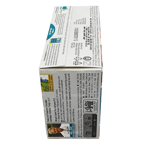 DILMAH Lychee Flavored Black Ceylon Tea - 20 Individually Wrapped Tea Bags - Premium Aromatic Blend - Rich Lychee Fruit Taste - High-Grown Ceylon ...