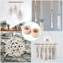 100 Pcs 5 Sizes Natural Wood Rings for Crafts, Unfinished Smooth Wooden Ring for Macrame, Wood Circles for Craft, DIY Ring Pendant and Connectors ...