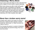 CrystalTears 4 PCS Thumb Worry Stone-Amethyst Rose Quartz Lapis Lazuli Tiger's Eye Healing Crystal Pocket Palm Stone...