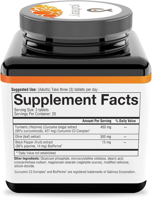 Youtheory Turmeric Curcumin Supplement with Black Pepper BioPerine, Powerful Antioxidant Properties for Joint & Healthy Inflammation Support, 60 T...