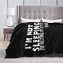 Im Not Sleeping Ultra-Soft Micro Fleece Blanket Anti-Pilling Flannel Sleep Comfort Sofa Blanket...