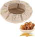 Cream-Coloured Oval Bread Banneton Proofing Basket Liner Cloth Cover Natural Rattan Baking Dough Banneton Proofing Sourdough Basket Cloth Liner Br...