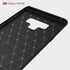 Compatible with Samsung Galaxy Note 9 Carbon Fiber Soft TPU Brushed Line Basic Phone Back Case Cover (Black)...