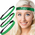 Hipsy Women's Irish Green Headband St Patricks Day Accessories Clover Headband Gift Packs (St Patty's Day Green Glitter 3pk)...