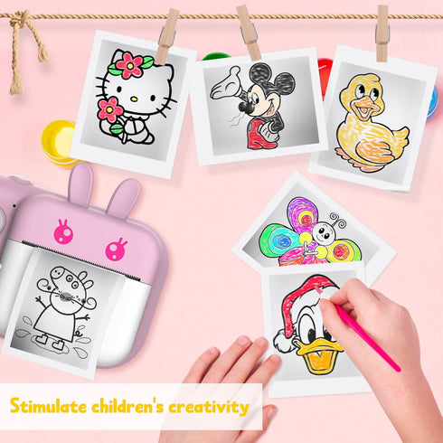 10 Rolls Kids Camera Paper for VTech KidiZoom PrintCam Instant Print Camera, 2.2” Wide BPA Free Thermal Print Paper Compatible with Dragon Touch/E...