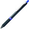 Pentel Oh! Gel Retractable Roller Pen.7mm, Black Barrel, Blue Ink, Dozen...