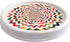 French Bull Lazy Susan Round Rotating Melamine Kitchen Pantry Cabinet Tableware Organizer-Platter, Turntable, Serving, 9-inch, Ziggy...