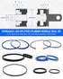 Hydraulic Log Splitter Cylinder Rebuild Seal Kit for 4.0"Bore x 1.75" Rod Cylinder, Dirty Hands Tools Huskee Log Splitter Parts Hydraulic Cylinder...