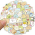 Kawaii Sumikko Sticker 50 Pcs Waterproof, Removable,Lovely,Beautiful,Stylish Teen Stickers, Suitable for Boys and Girls in Water Bottles, laptops,...