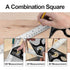 Nortools Combination Square Carpentry Tools with Metal-Body, Stainless Steel Blade Ruler, Accurate Woodworking Measure Square with Carpenter...