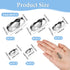 100Pcs Ball Chain Connector Stainless Steel Silver Beaded Chain Fits for1.6/2/2.4/3.2/4mm Beaded Ball Chain Clips...